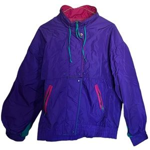 Vintage Women Cabin Creek Purple & Pink Ski Jacket Size Medium